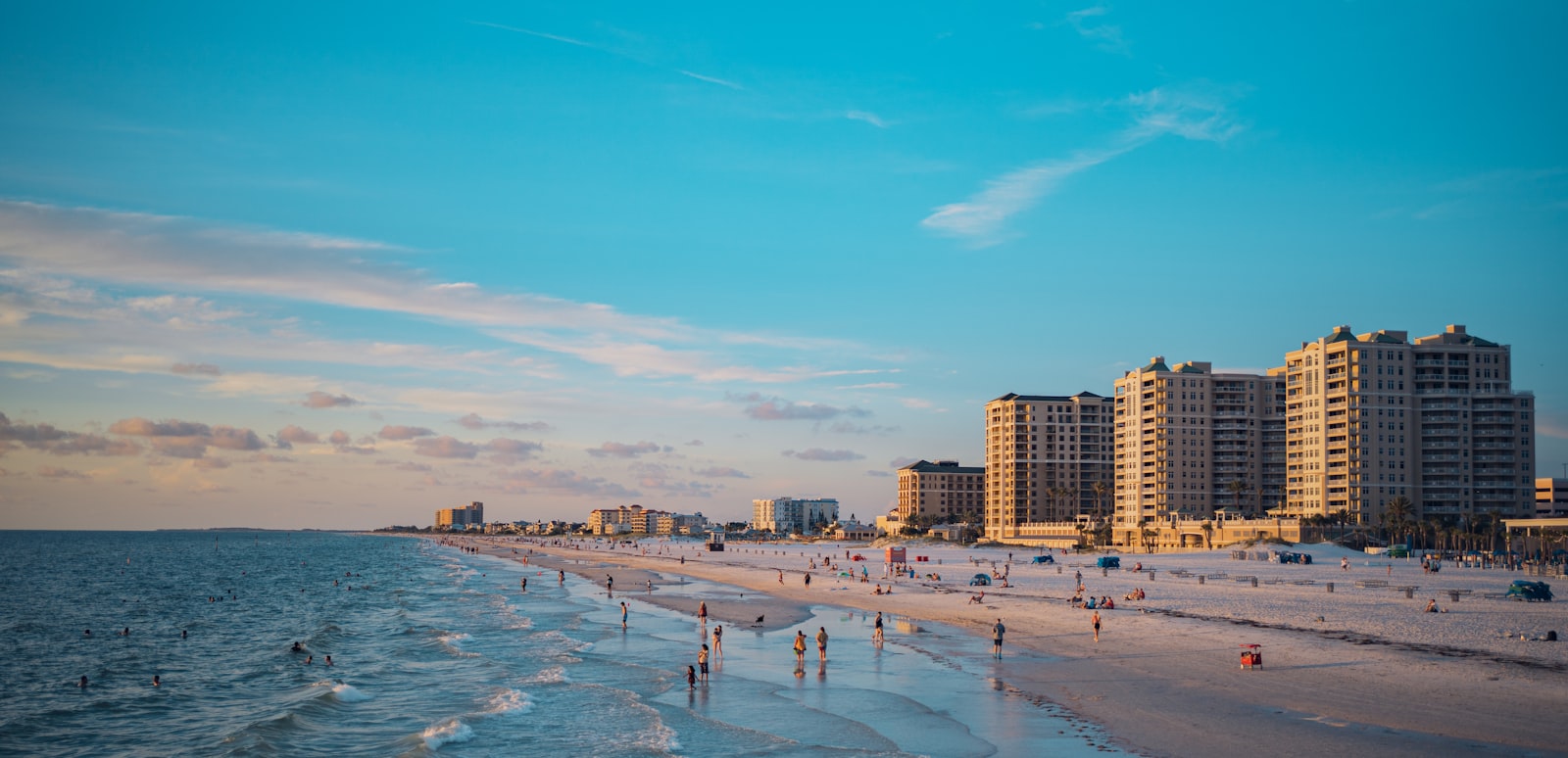 Destin's emerald-water beach and Gulf-front condos
