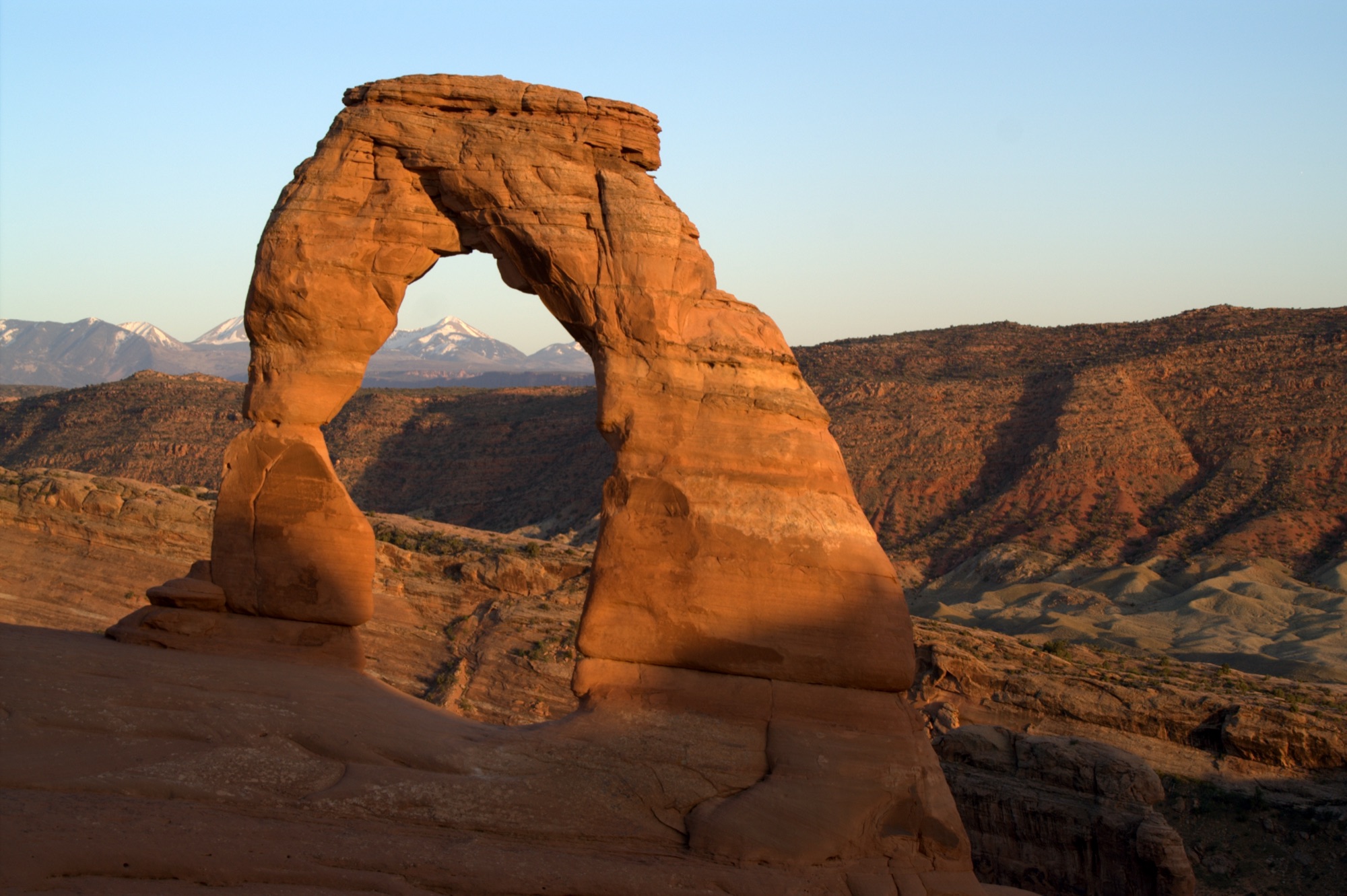 Red-rock desert landscape near Moab, Utah