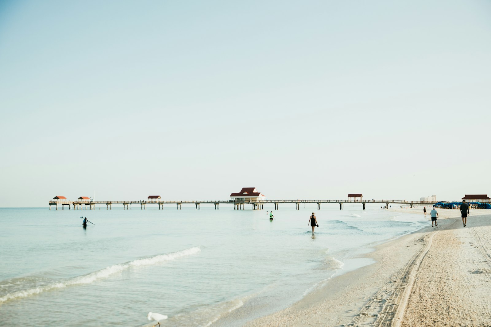 Clearwater Beach and Pier 60 on the Gulf