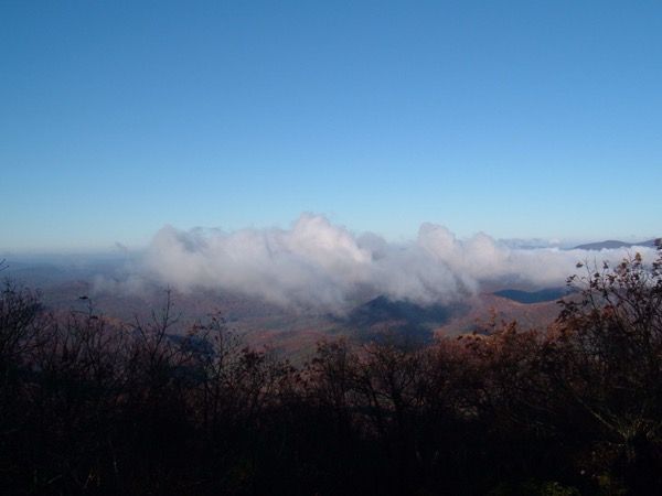 The Blue Ridge Mountains from Springer Mountain, the southern terminus of the Appalachian Trail