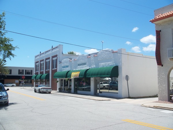 The historic Canal Street district in New Smyrna Beach