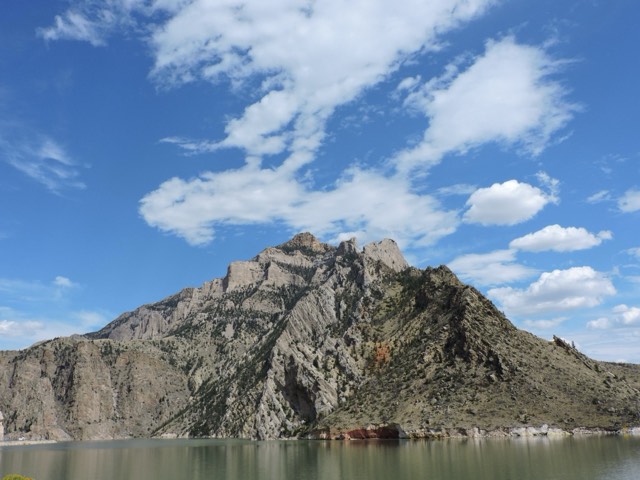 Cedar Mountain rising over the Buffalo Bill Reservoir near Cody