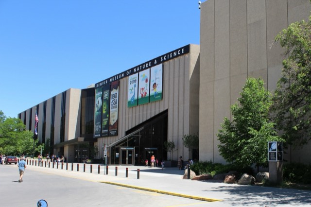 The Denver Museum of Nature & Science building seen from the northwest