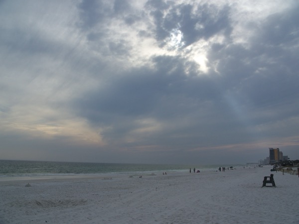 The white-sand shore of Henderson Beach State Park in Destin