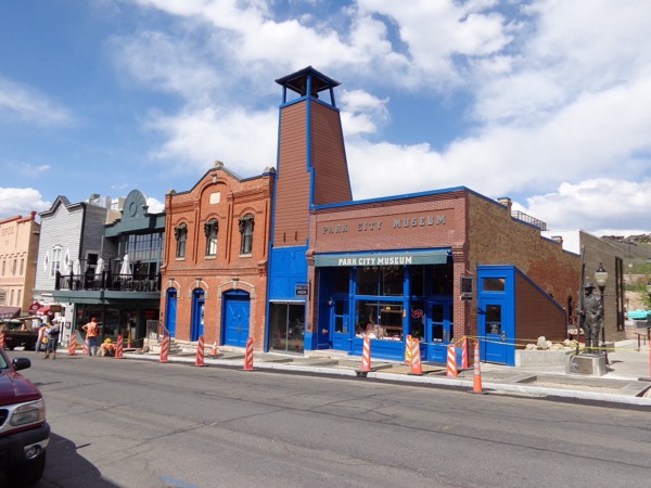 The historic Park City Museum on Main Street, Park City