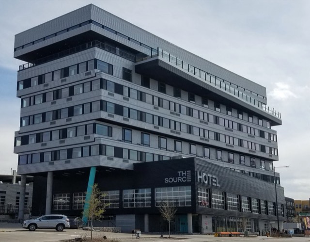 The Source Hotel, a modern landmark in Denver's RiNo (River North) Art District