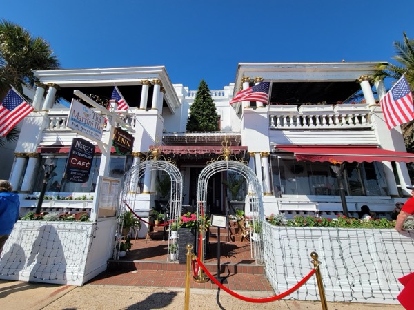 The 1914 bayfront Casablanca Inn on Matanzas Bay in St. Augustine